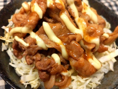 こってり美味しい＊照りマヨ豚丼